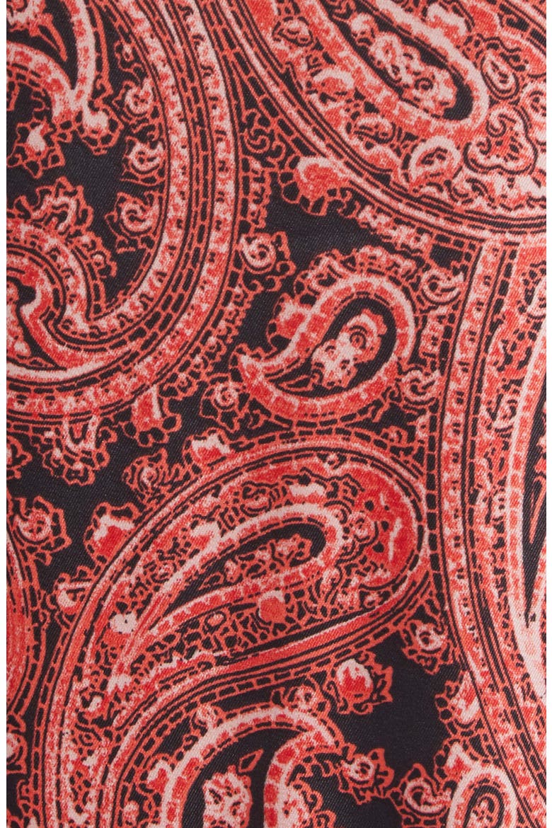 Hendrix Paisley Kember Minidress, Alternate, color, OBSIDIAN/ JASPER PINK