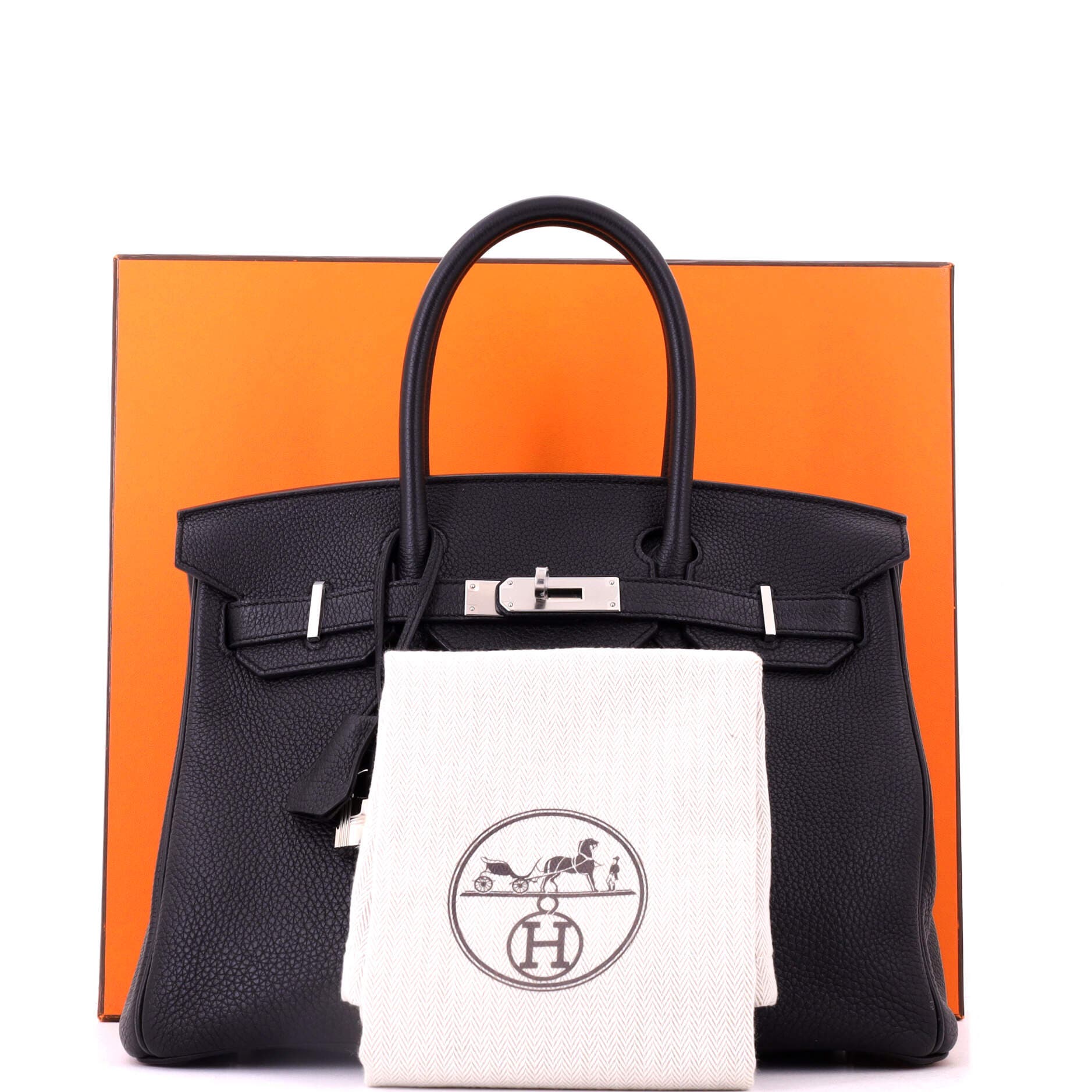 Birkin Handbag Black Togo with Palladium Hardware 30, Alternate, color, Black