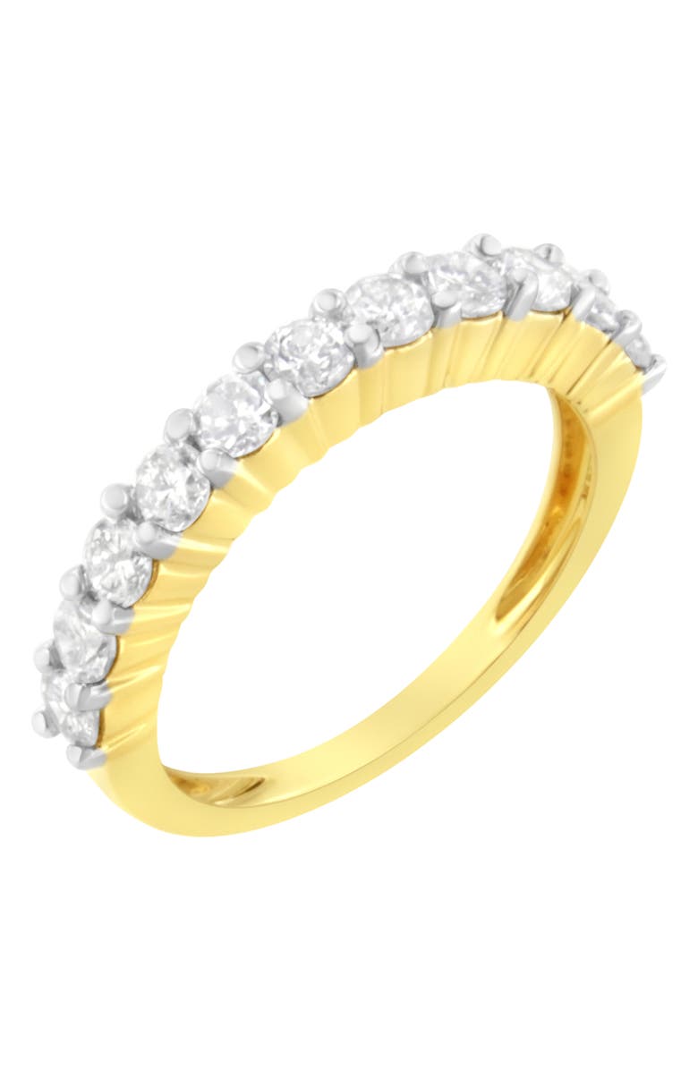 Haus of Brilliance IGI Certified 10K Gold 1.0 Cttw Diamond Fluted Band Wedding Ring, Alternate, color, Yellow Gold