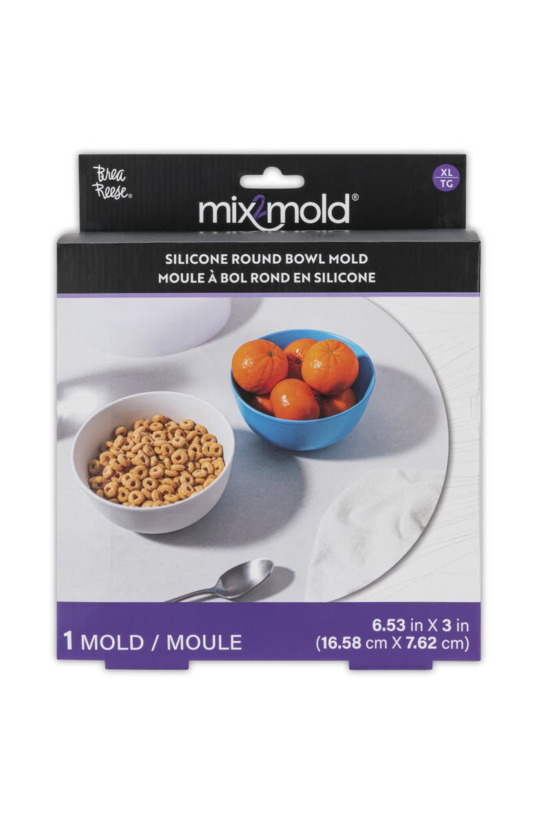 Brea Reese Mix2Mold Silicone Round Cereal, Soup Bowl Mold 1Pc, Main, color, Multicolored