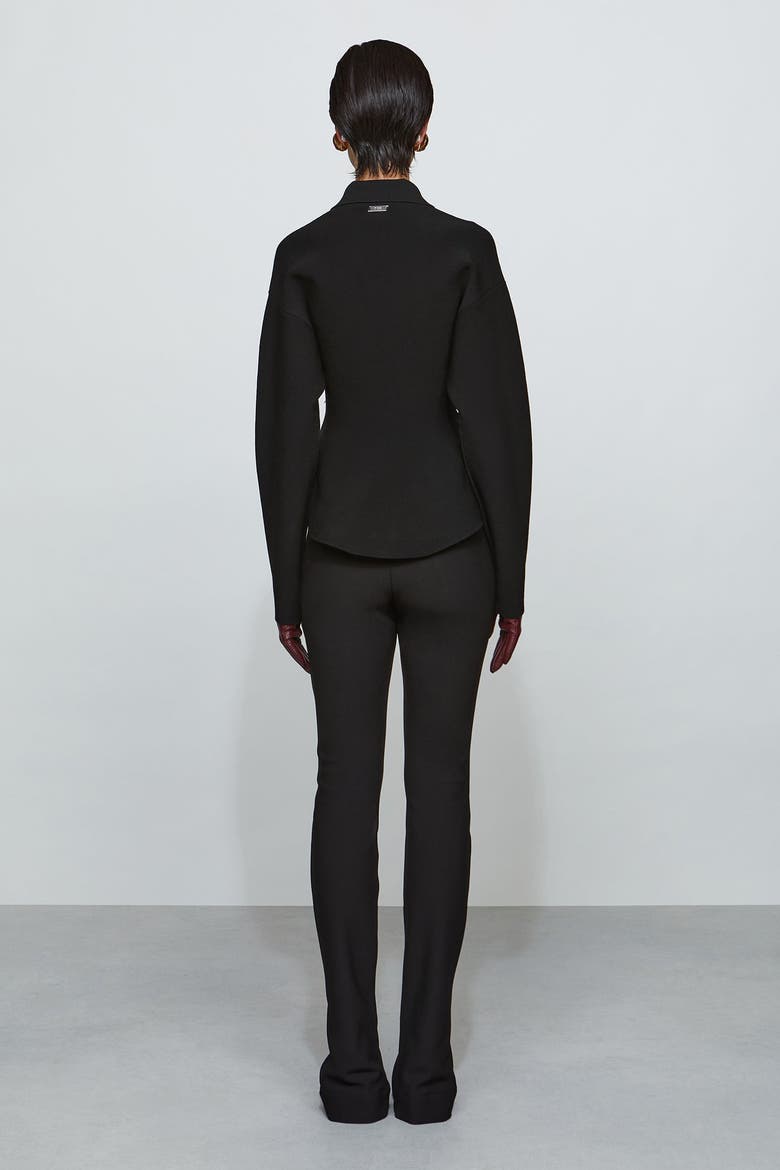 Daphne Knit Jacket, Alternate, color, Black