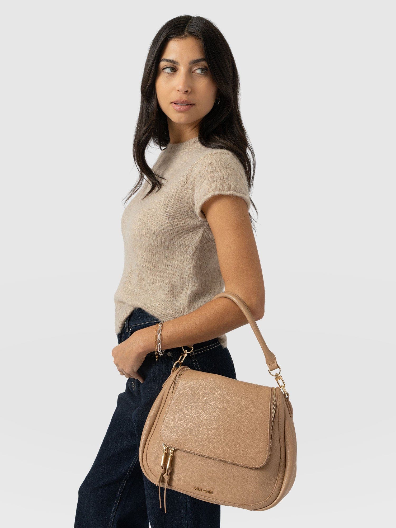 Marlowe Messenger Bag, Alternate, color, Caramel