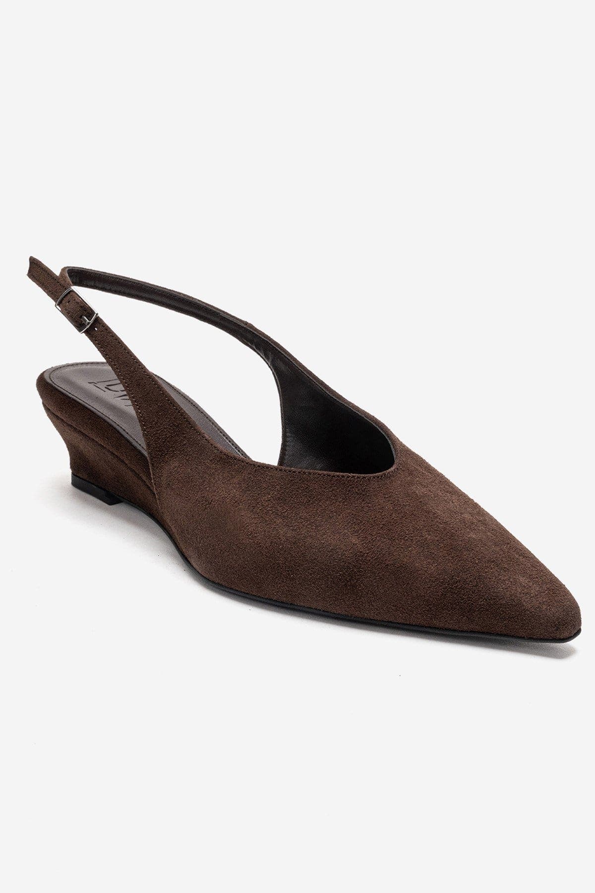 Prologue Shoes Cosella Slingback Pump, Alternate, color, Brown Suede