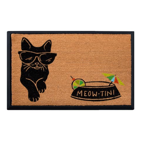 Convertible Meowtini Entrance Mat