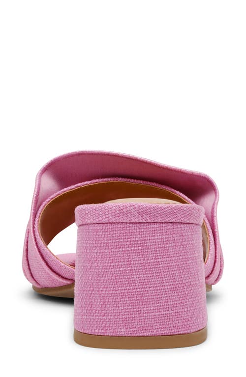 Dolce Vita Dv By Linnen Slide Sandal In Pink