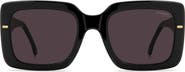 Carrera Eyewear 53mm Rectangular Sunglasses