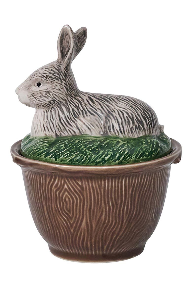 Forest Walk Rabbit Covered Bowl, Main, color, MULTI