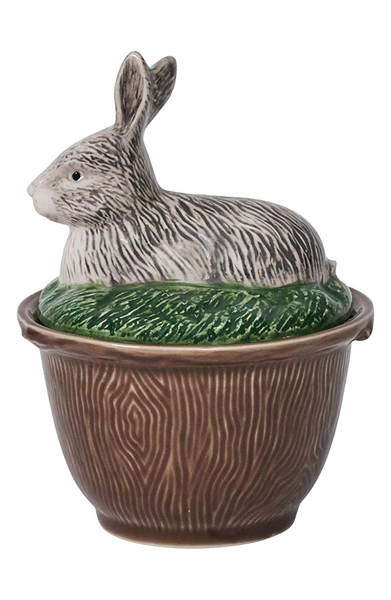 Juliska Forest Walk Rabbit Covered Bowl, Main, color, Multi