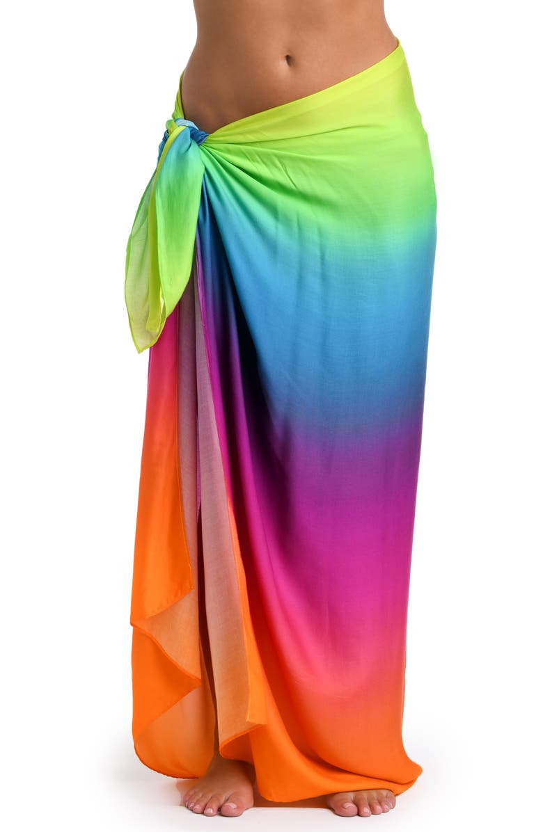 La Blanca Setting Cover-Up Pareo, Main, color,