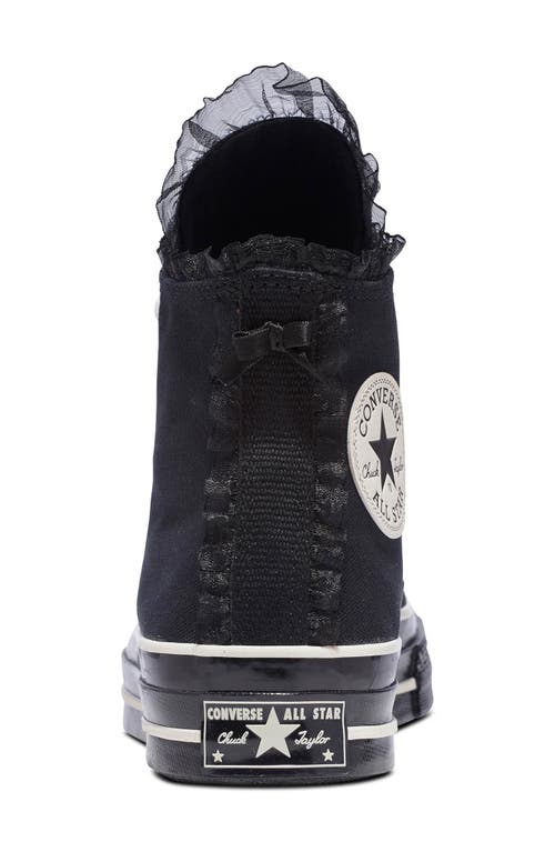 Converse Chuck 70 High Top Sneaker In Black/black/egret