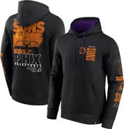 FANATICS Men's Fanatics Black Phoenix Suns Game Time Crossover Pullover Hoodie
