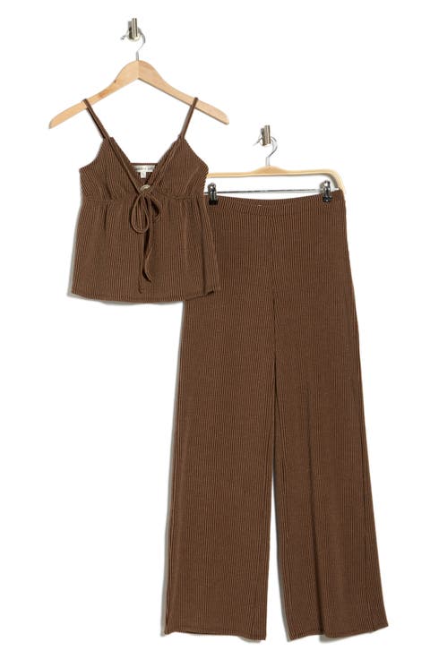 Halter Cami & Pants 2-Piece Set