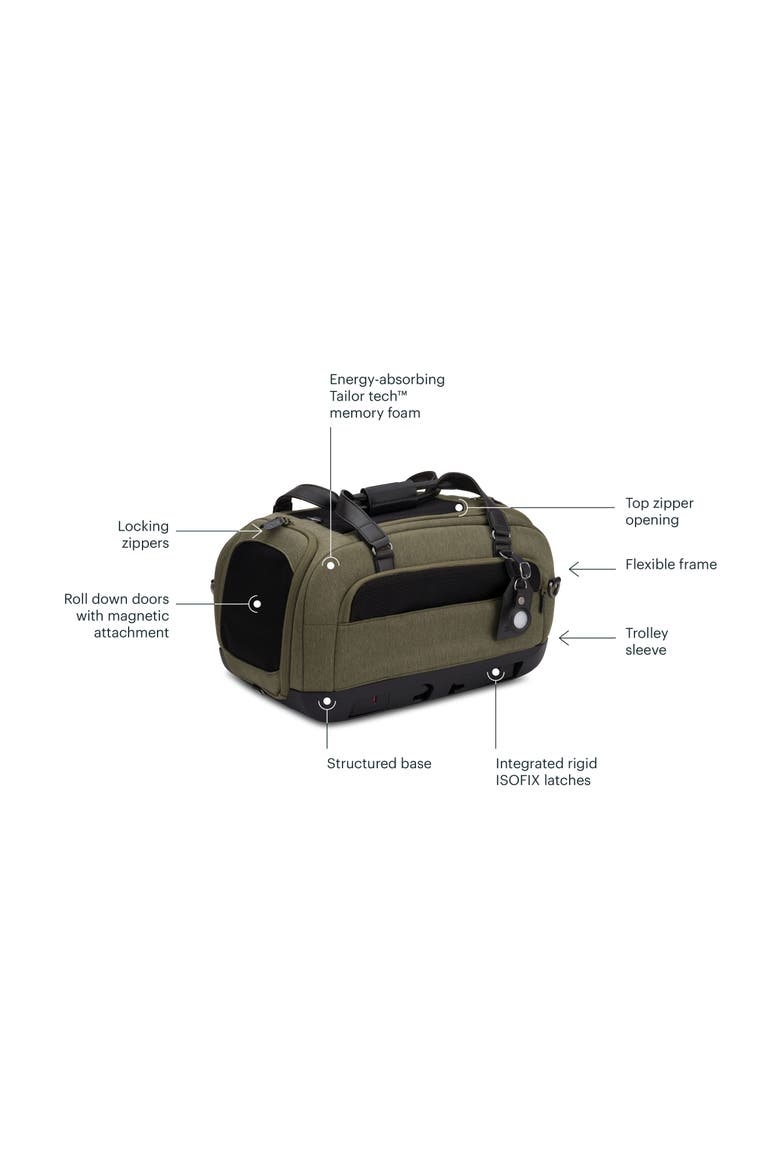Dupree II Airline Carry-On Pet Carrier, Alternate, color, FERN