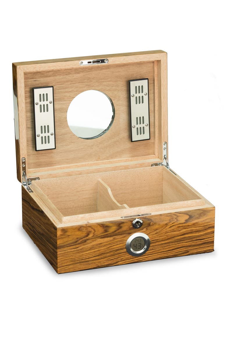 Oliver Olive Wood Cigar Humidor, Alternate, color, NATURAL WOOD