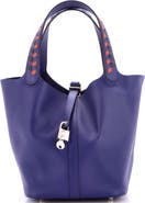 Pre-Owned Hermes Picotin Lock Bag Tressage Epsom MM