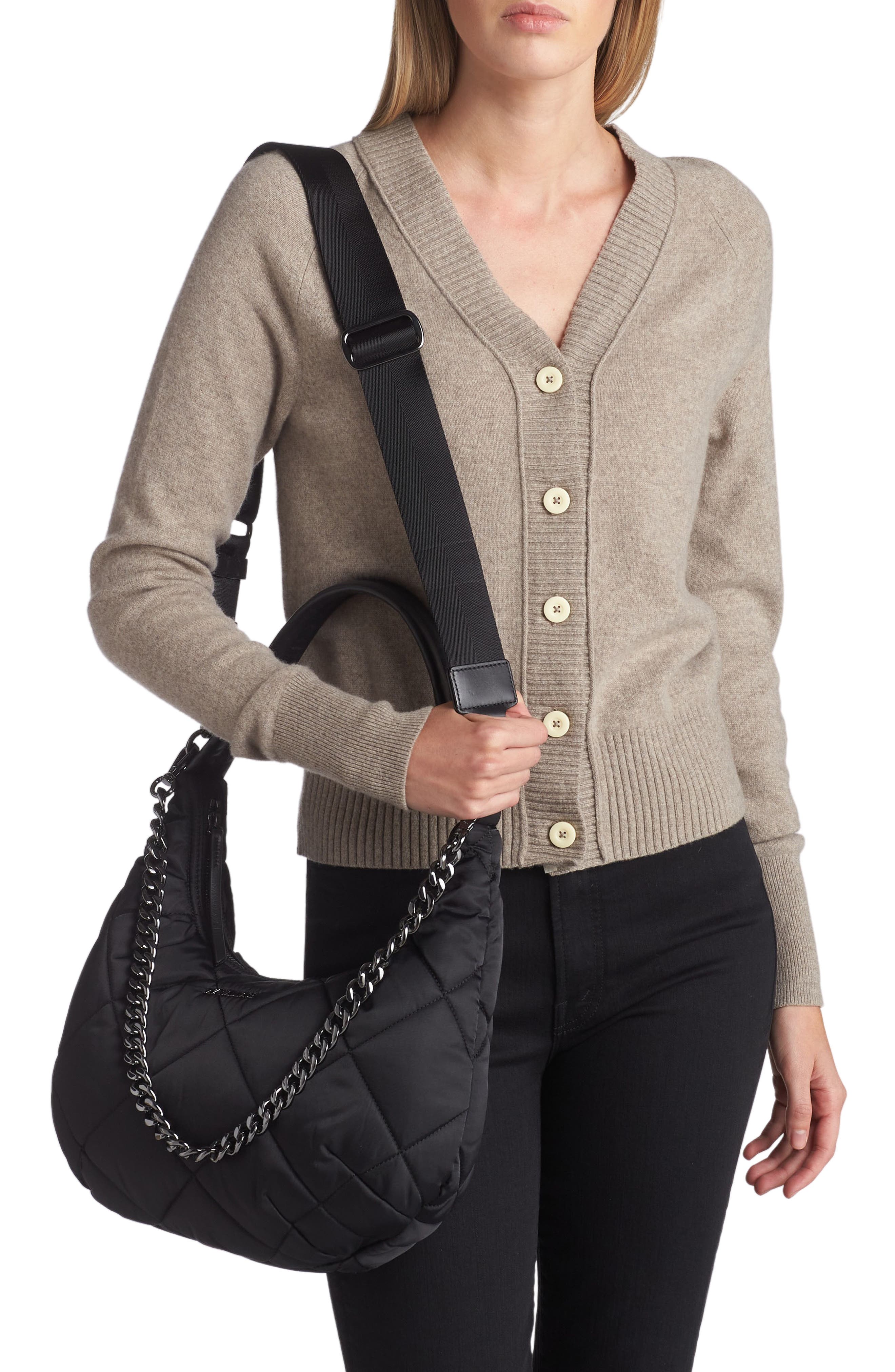 MZ Wallace Bowery Quilted Shoulder Bag, Alternate, color, 