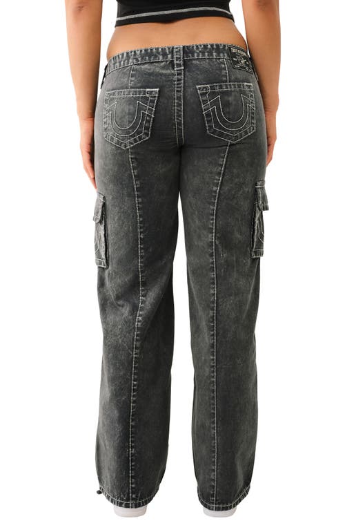 TRUE RELIGION TRUE RELIGION NATALIE LOW RISE RELAXED FIT CARGO JEANS
