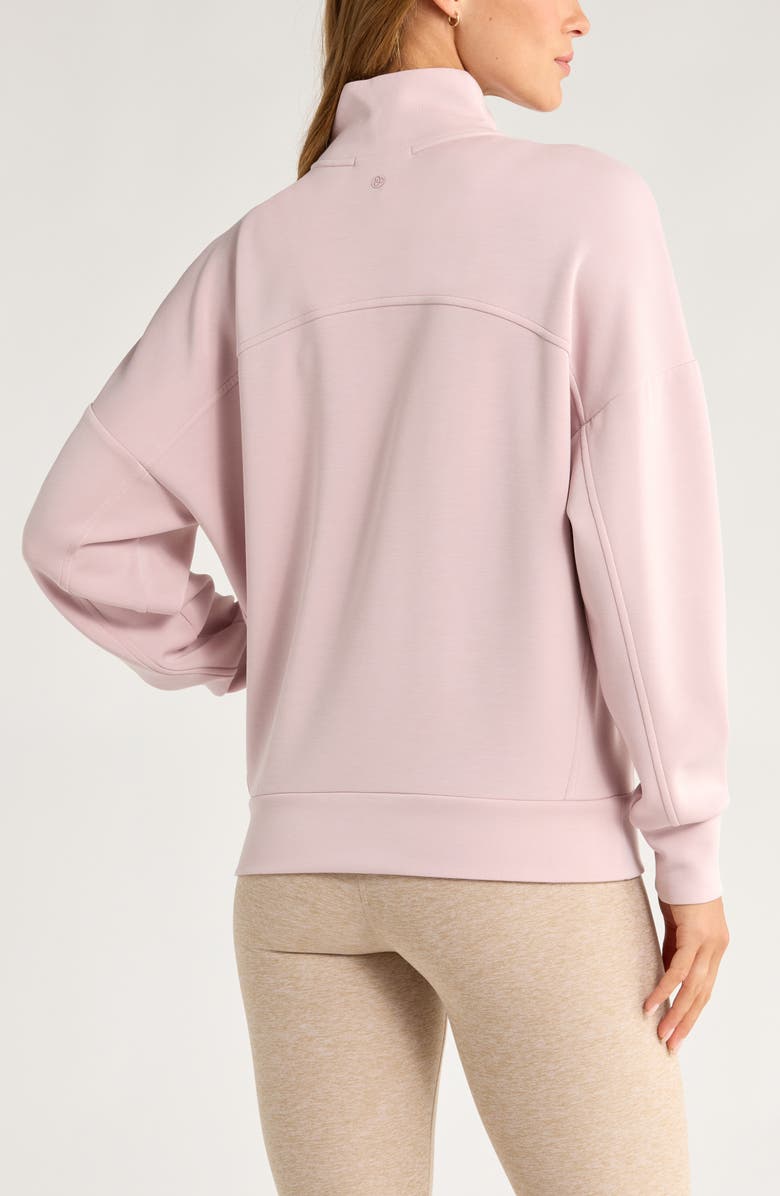 Zella Ultrasoft Half Zip Pullover, Alternate, color, Purple Lilac