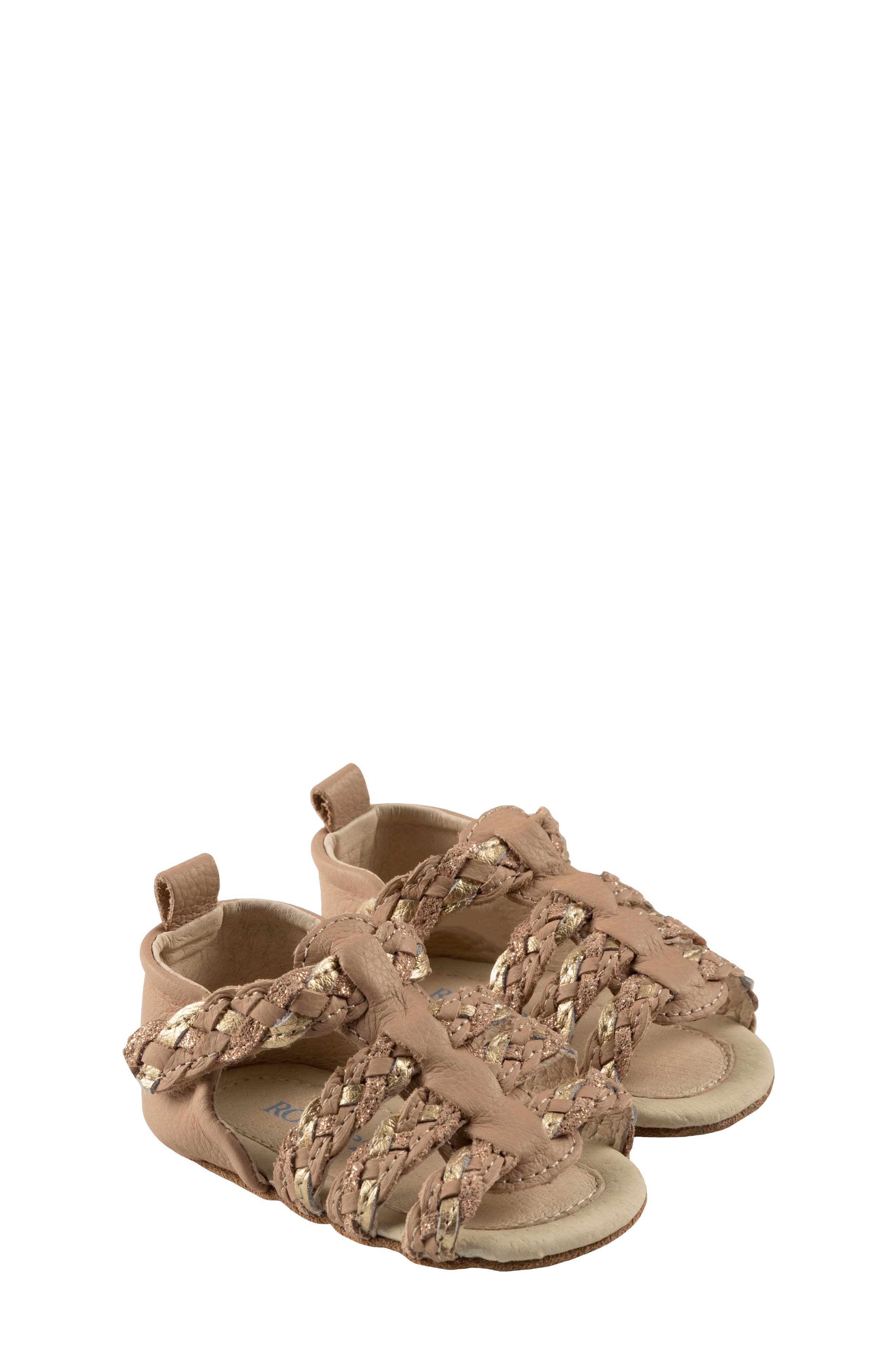 Robeez<sup>®</sup> Rae Crib Sandal, Main, color, 