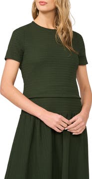 Halogen® Short Sleeve Knit Top