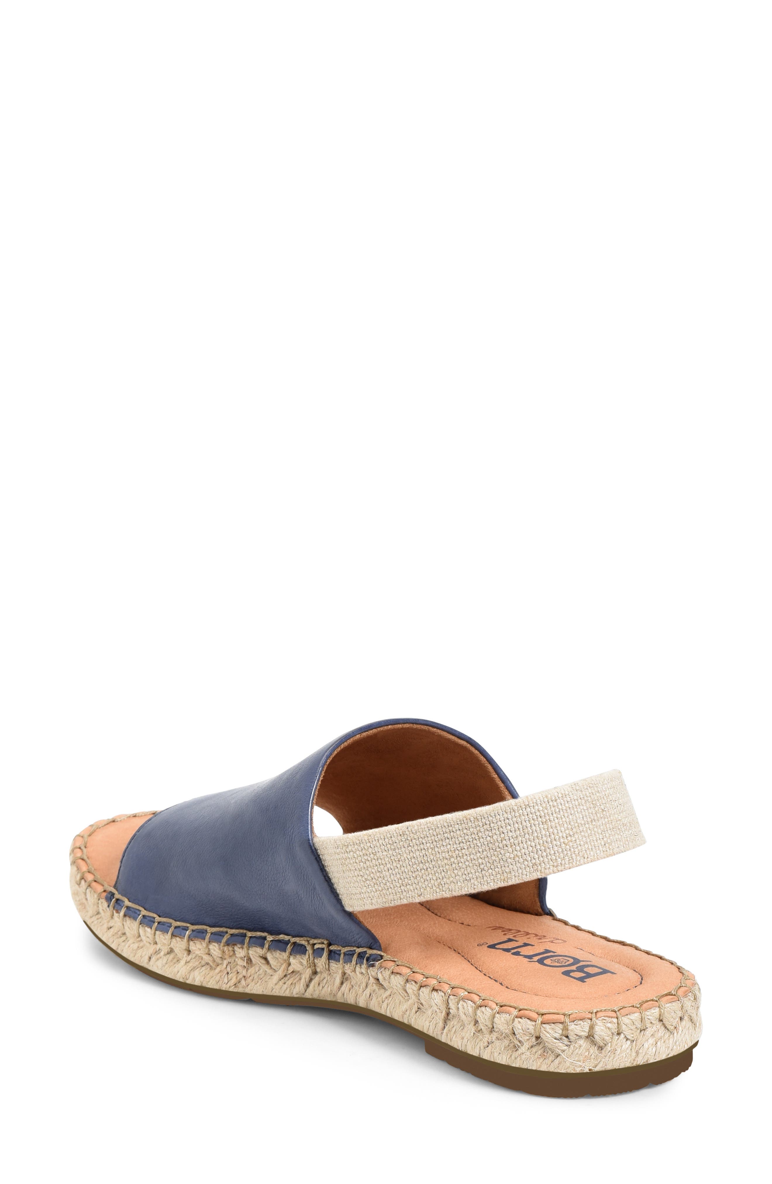 San Isabel Slingback Sandal, Alternate, color, NAVY LEATHER