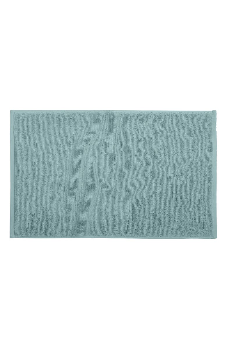 Coyuchi Cloud Loom<sup>™</sup> Organic Cotton Bath Mat, Main, color, Pacific Blue