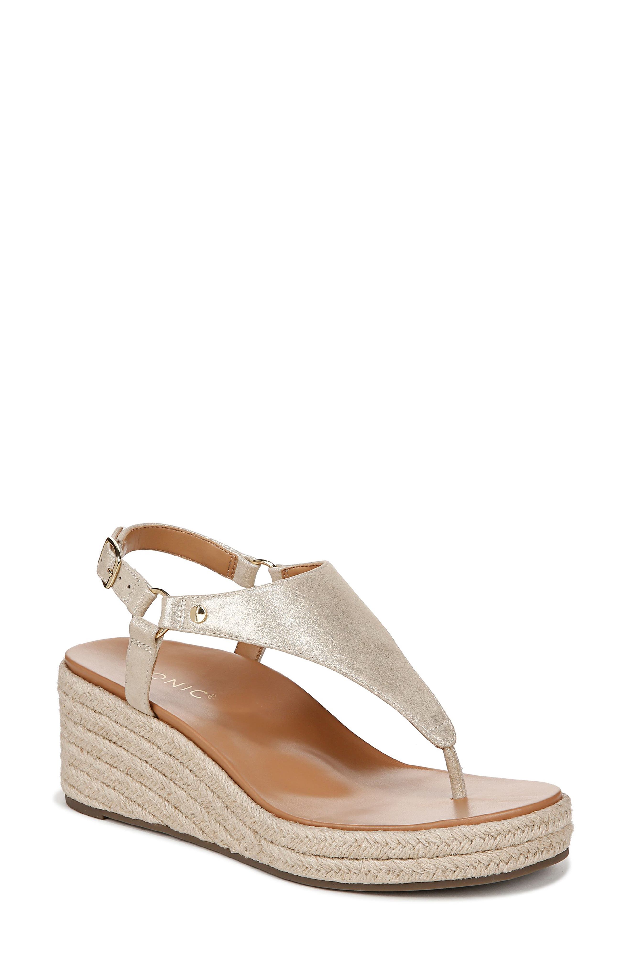 Vionic Kirra Wedge Espadrille Sandal, Main, color, 