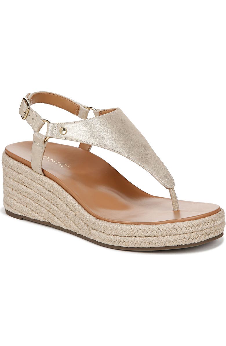 Vionic Kirra Wedge Espadrille Sandal, Main, color,