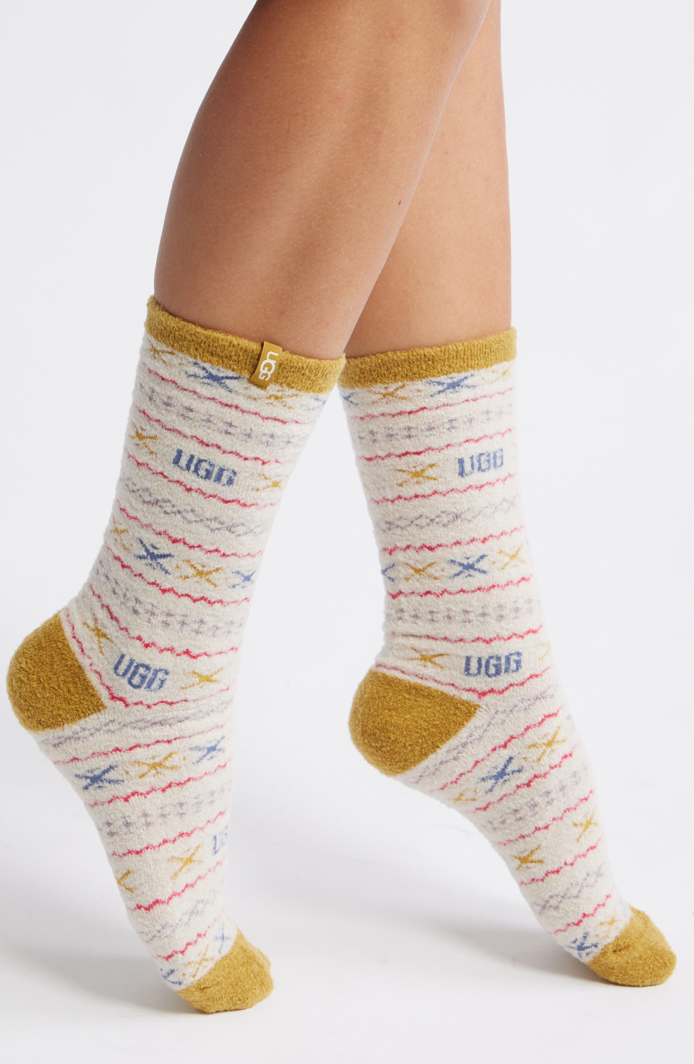 OCHRE GREEN MULTI UGGISLE