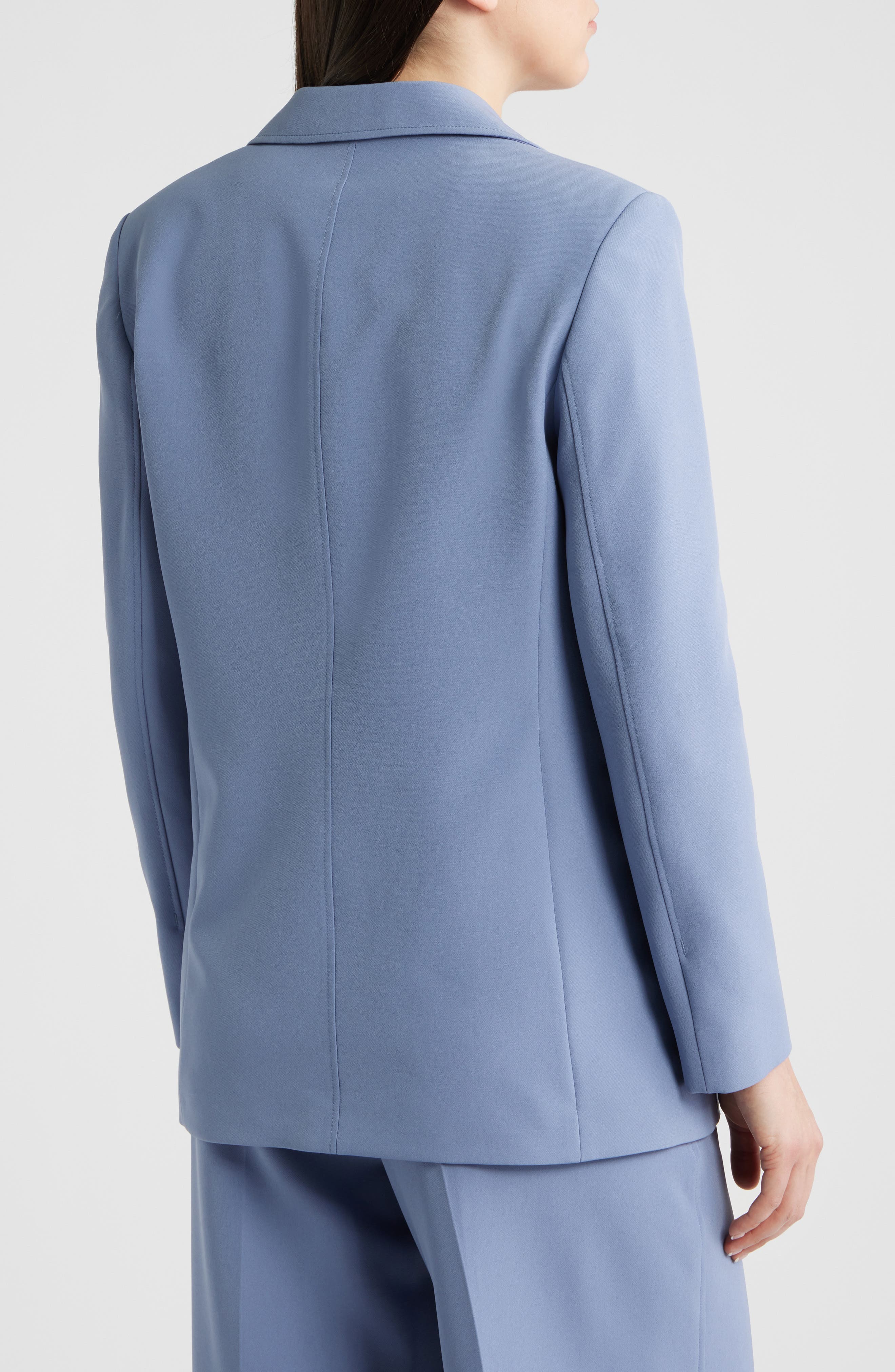 Jabla One-Button Crepe Blazer - image 2