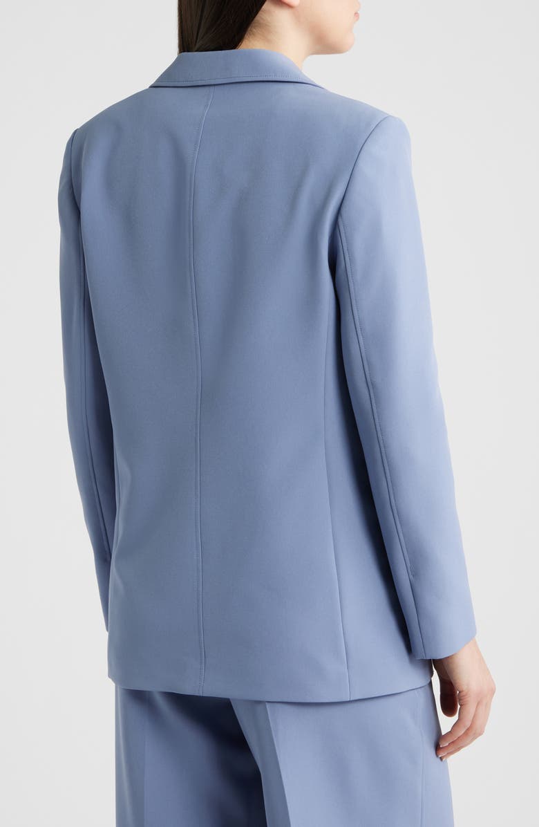 BOSS Orange Jabla One-Button Crepe Blazer, Alternate, color, Bright Blue