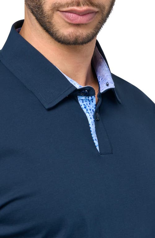 Brooklyn Brigade Solid Polo In Navy