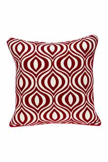 PARKLAND COLLECTION Altia Transitional Pillow - 20" x 20" - Red