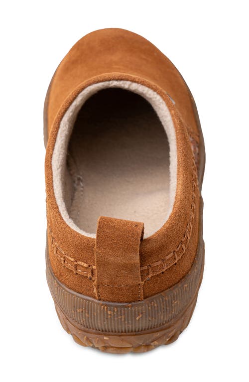 Minnetonka Tamarra Fleece Lined Slipper In Brown