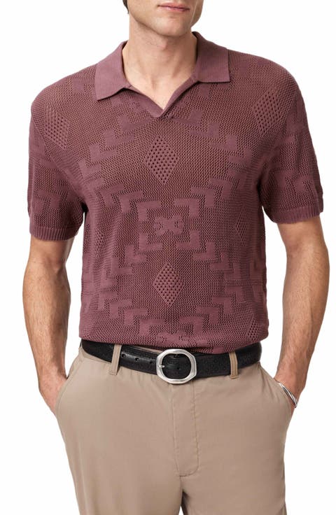 Corso Organic Cotton Diamond Crochet Polo