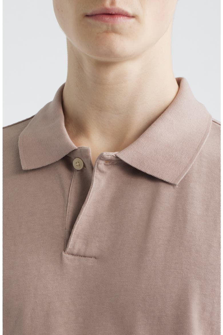Compact Knit Polo, Alternate, color, GRAVEL