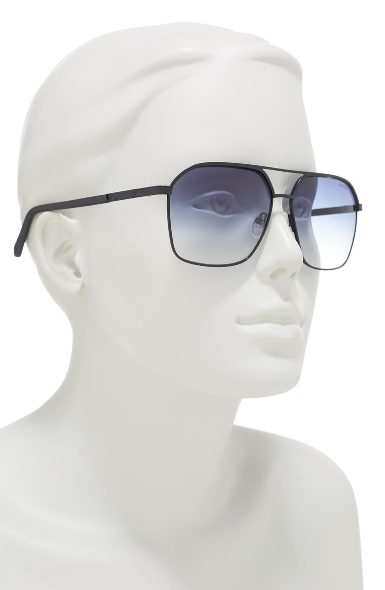 GUESS 60mm Metal Shield Sunglasses, Alternate, color,