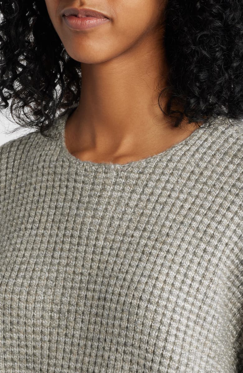 Fear of God Essentials Heavy Waffle Knit Crop Sweater, Alternate, color,