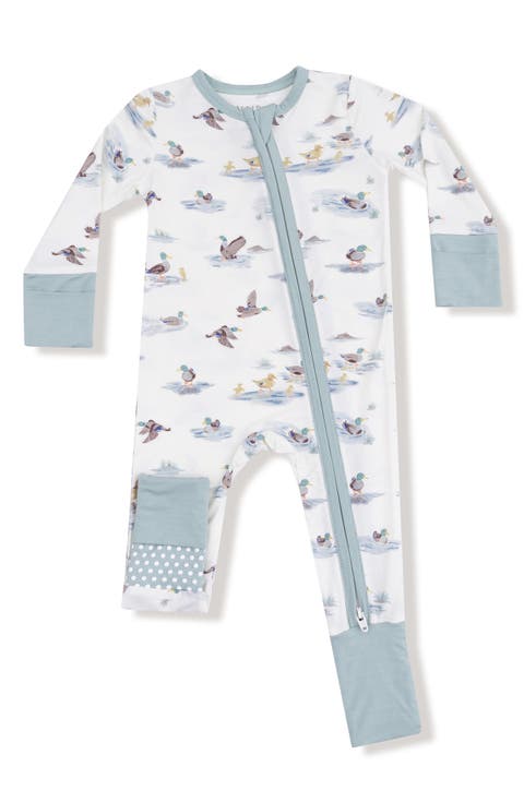 Migrating Mallards Convertible Zip Romper (Baby)