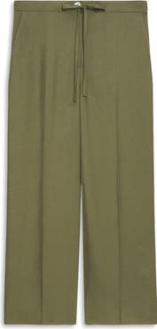 Theory Wide Leg Crop Pants