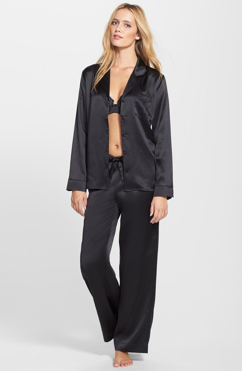 Nordstrom Collection 'Luxe' Silk Pajamas, Main, color,
