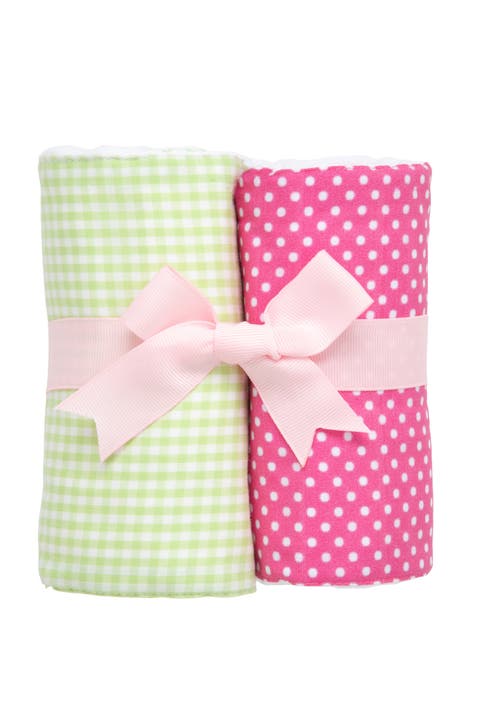 Dot Set of Two Burp Cloths