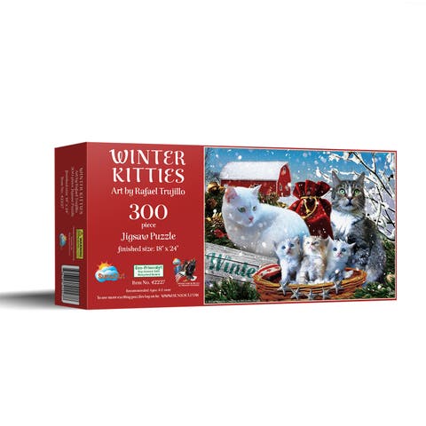 Winter Kitties 300 piece Jigsaw Puzzle for Adults