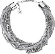 Area Messy Chain Choker Necklace
