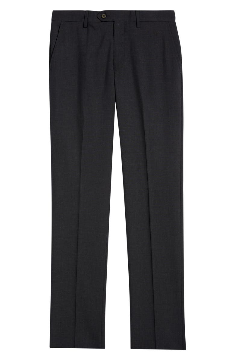Berle Flat Front Tropical Weight Wool Dress Pants, Main, color, 