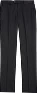 Berle Flat Front Tropical Weight Wool Dress Pants