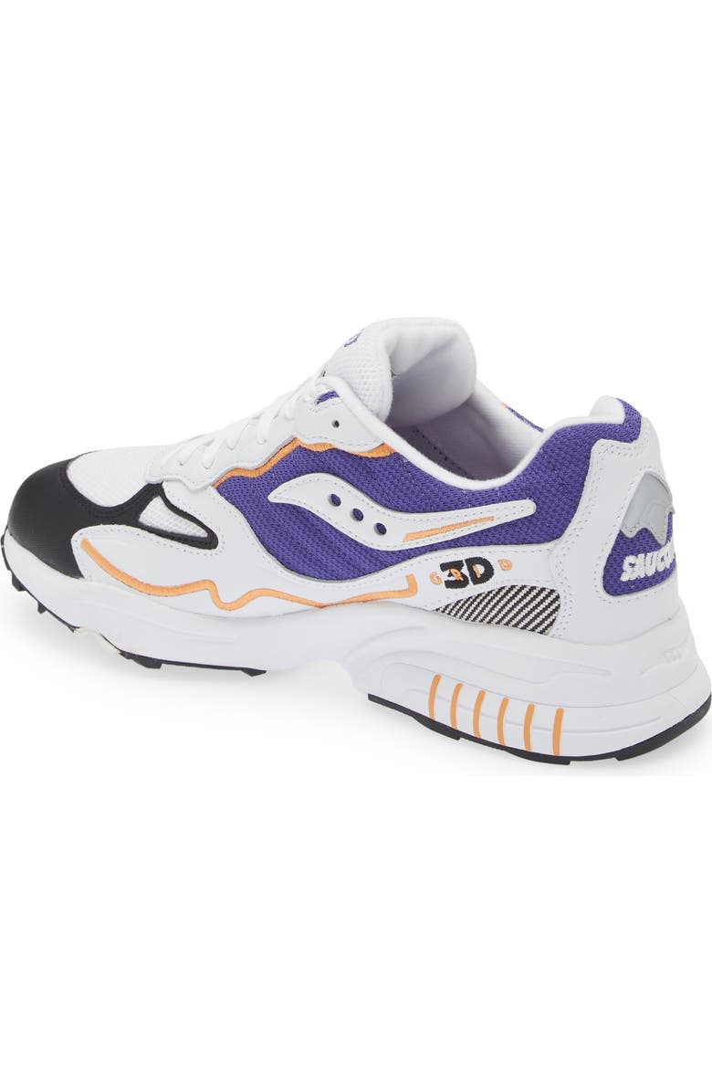 Saucony 3D Grid Hurricane Sneaker, Alternate, color,