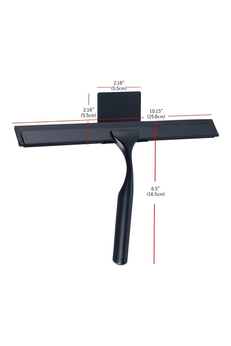 3-Pack Shower Squeegees, Alternate, color, BLACK