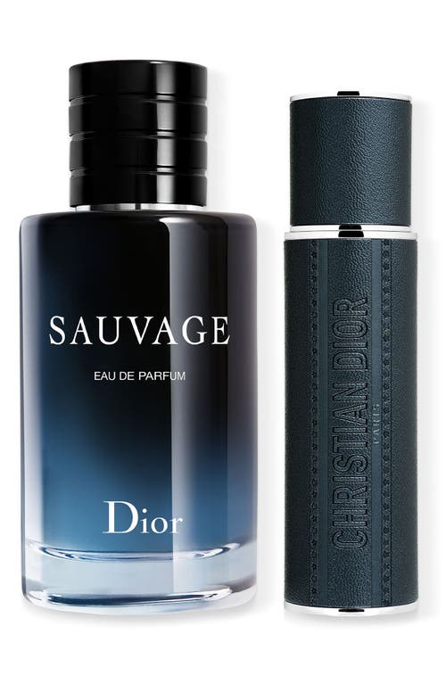 Dior Sauvage Eau De Parfum Set In Transparent