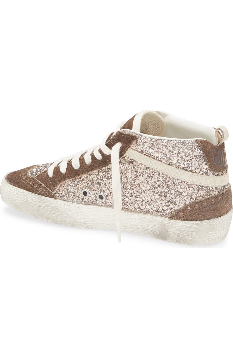 Golden Goose Mid Star Sneaker, Alternate, color, Cinder/ Brown/ Seedpearl